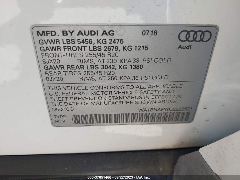 AUDI Q5 PREMIUM PLUS 2018