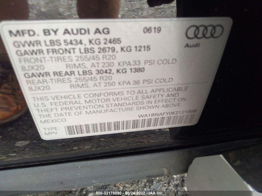 AUDI Q5 PREMIUM PLUS 2019