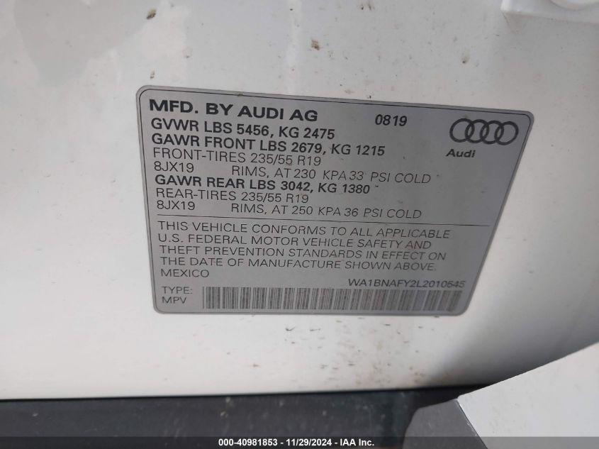 AUDI Q5 PREMIUM PLUS 2020