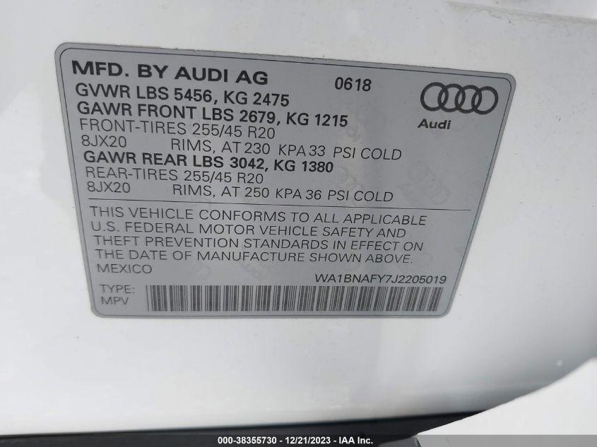AUDI Q5 2.0T PREMIUM/2.0T TECH PREMIUM 2018