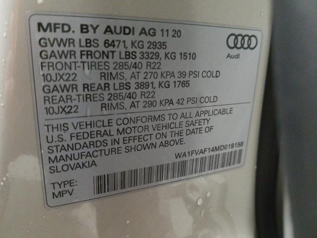 AUDI Q8 PRESTIG 2021