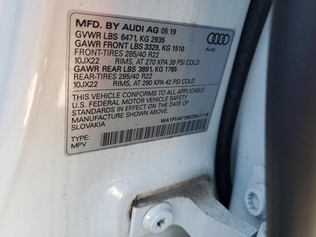 AUDI Q8 PRESTIG 2019