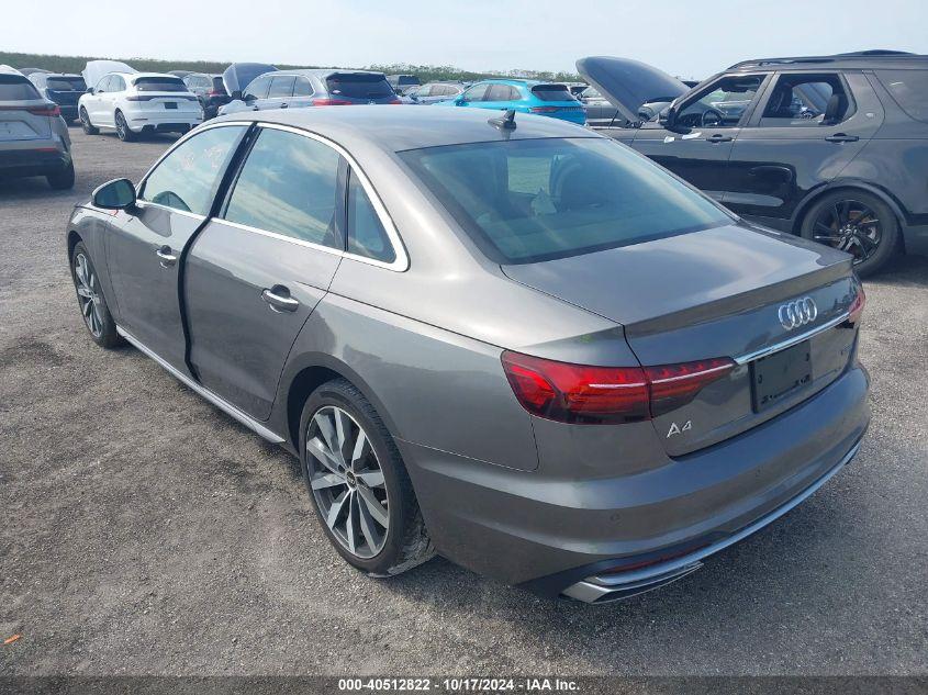 AUDI A4 PREMIUM 40 TFSI QUATTRO S TRONIC 2021