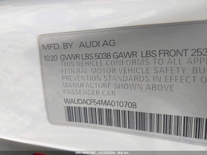 AUDI A5 SPORTBACK PREMIUM 45 TFSI QUATTRO S TRONIC 2021