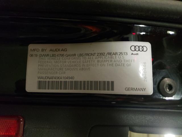 AUDI A4 PREMIUM 2019