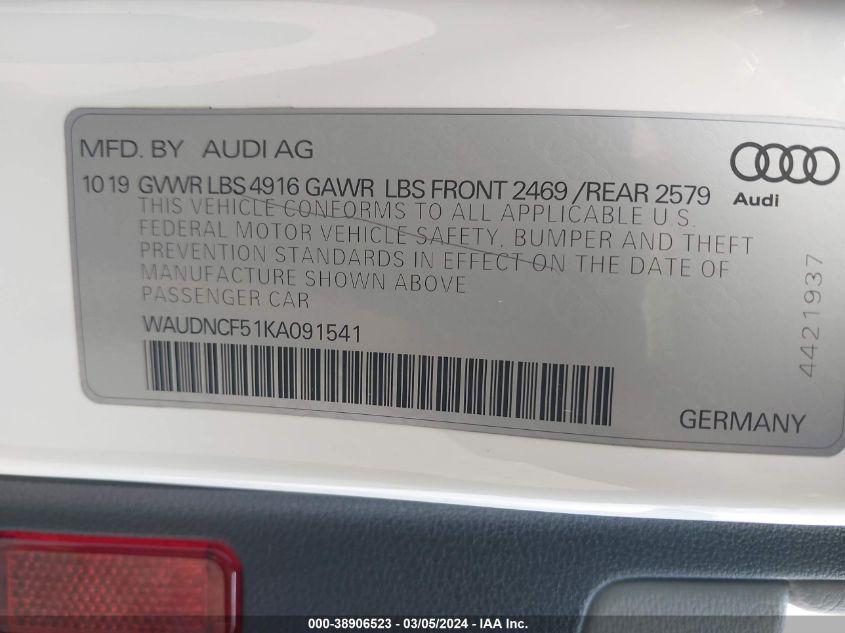 AUDI A5 45 PREMIUM 2019