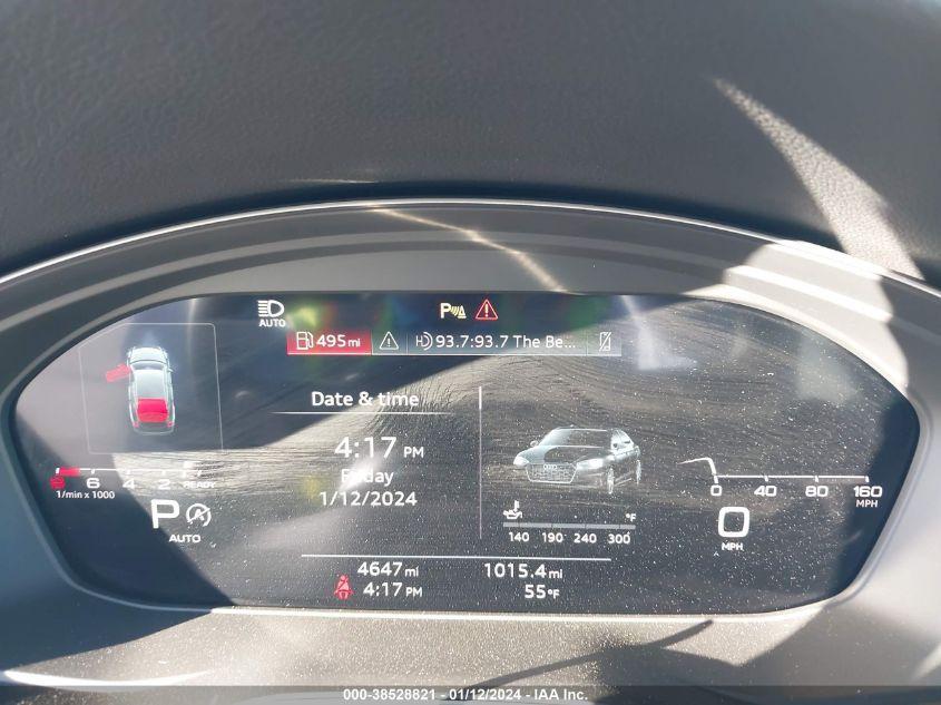 AUDI A5 SPORTBACK PREMIUM PLUS 45 TFSI QUATTRO S TRONIC 2024