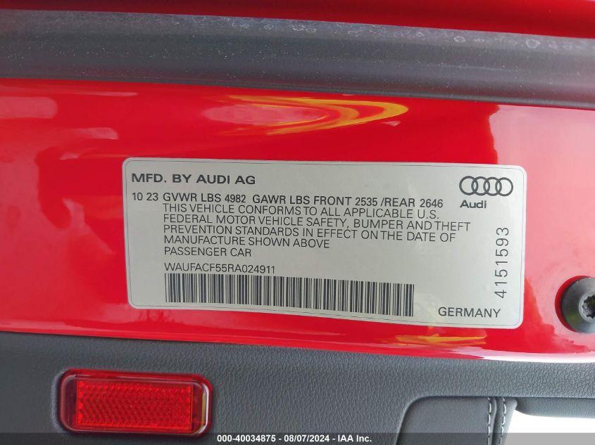 AUDI A5 SPORTBACK PREMIUM PLUS 45 2024