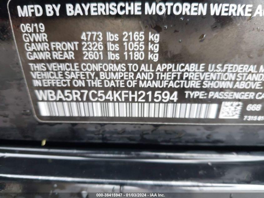 BMW 330I XDRIVE 2019