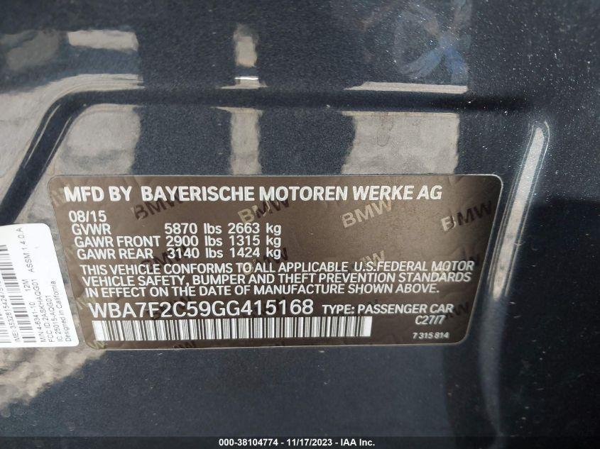 BMW 750I XDRIVE 2016