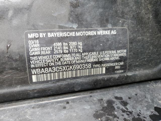 BMW 3 SERIES 320 XI 2016