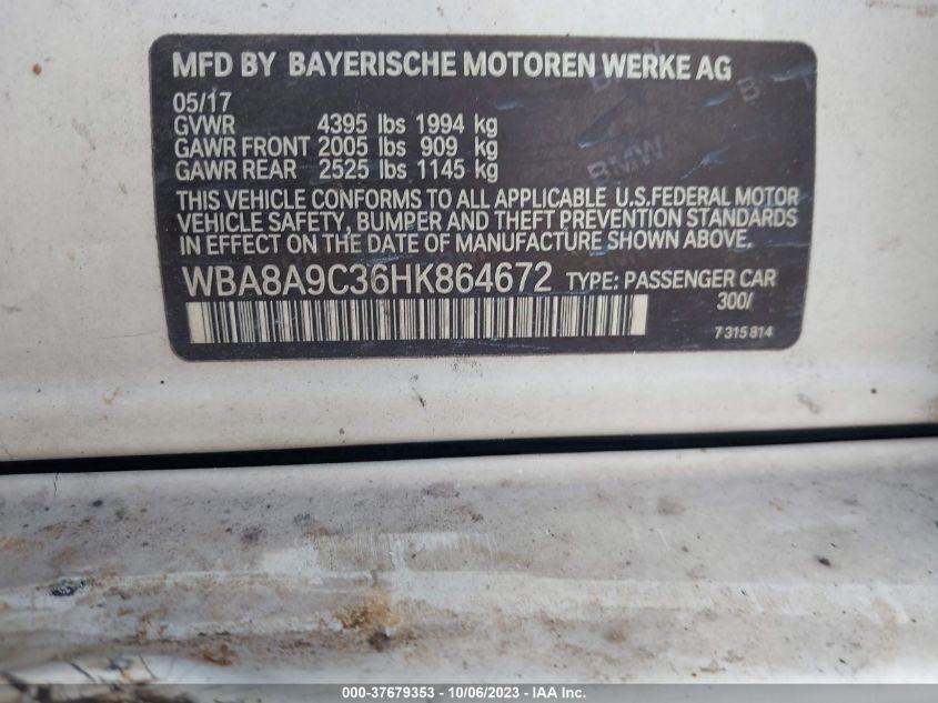 BMW 3 SERIES 320I 2017