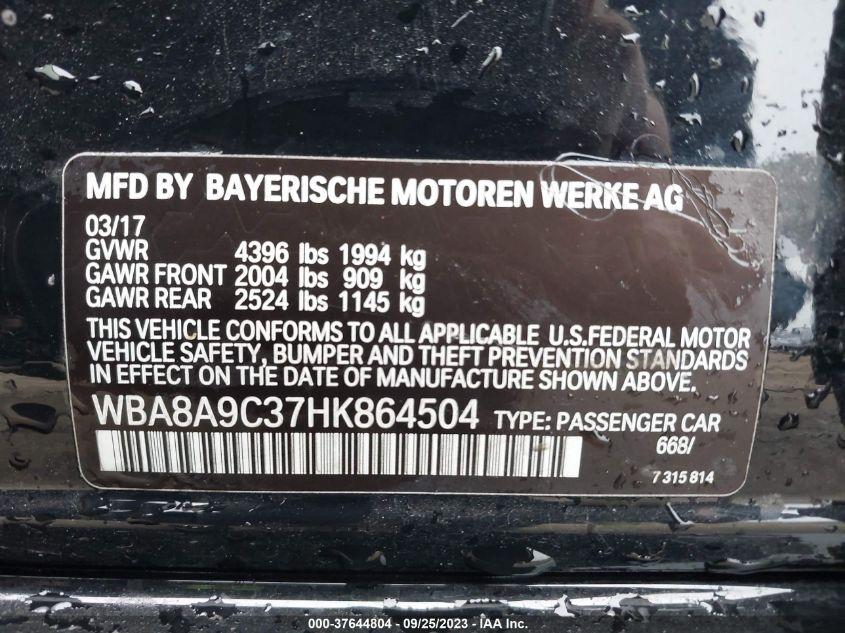 BMW 3 SERIES 320I 2017