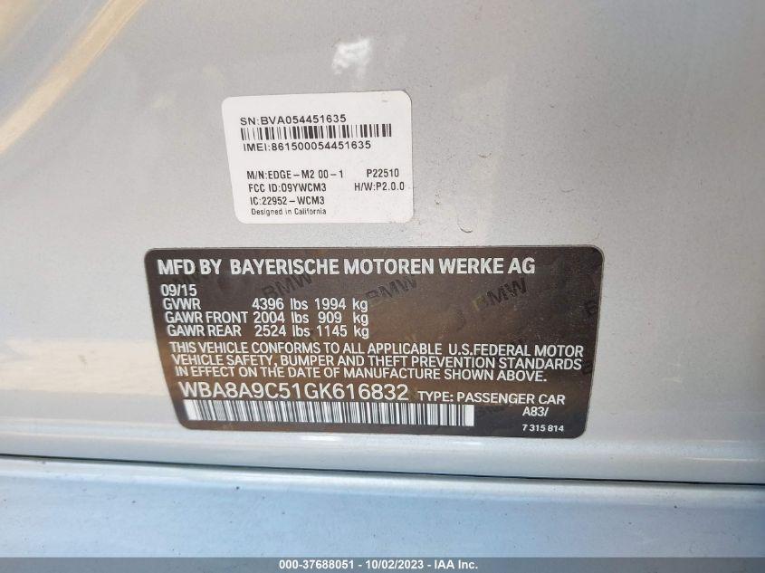 BMW 3 SERIES 320I 2016