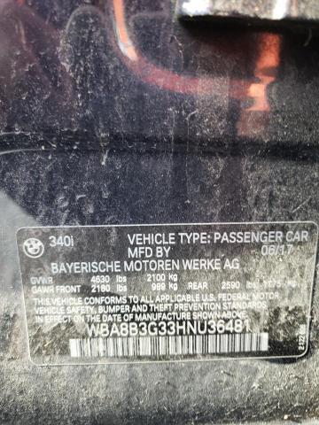 BMW 3 SERIES 340 I 2017