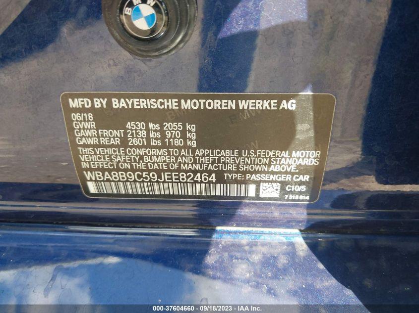 BMW 3 SERIES 330I 2018