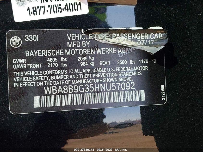 BMW 3 SERIES 330I 2017