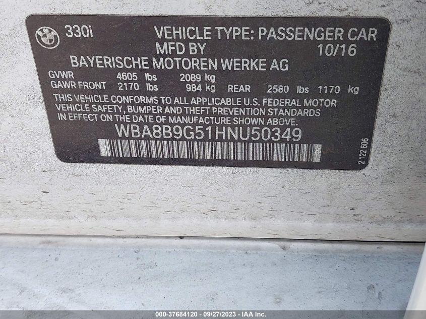 BMW 3 SERIES 330I 2017