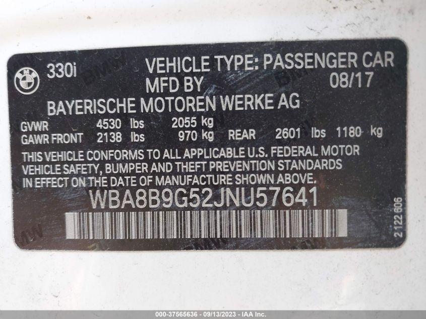 BMW 3 SERIES 330I 2018