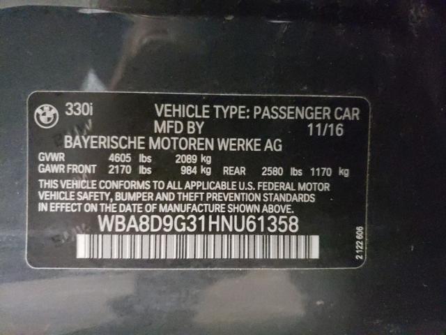 BMW 3 SERIES 330 XI 2017