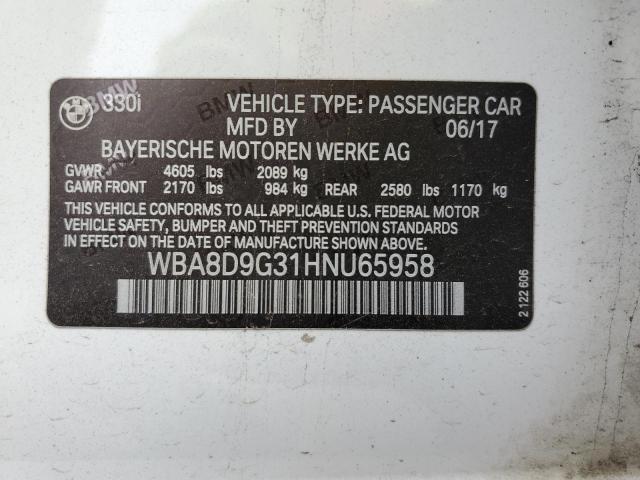 BMW 3 SERIES 330 XI 2017