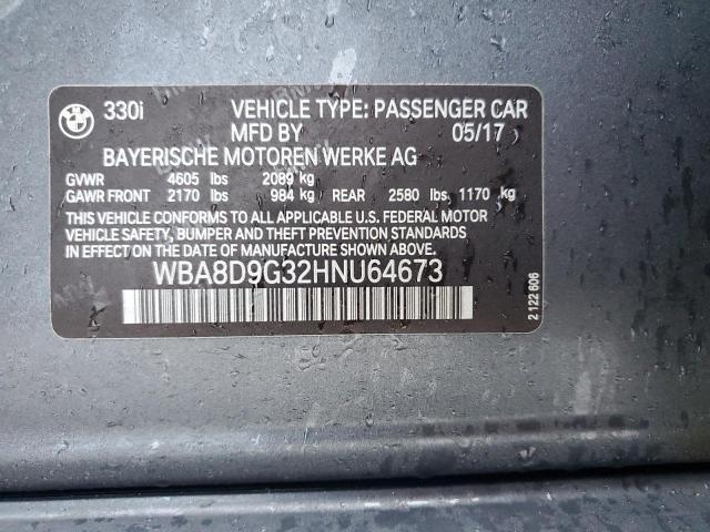 BMW 3 SERIES 330 I 2017