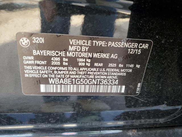 BMW 3 SERIES 320 I 2016