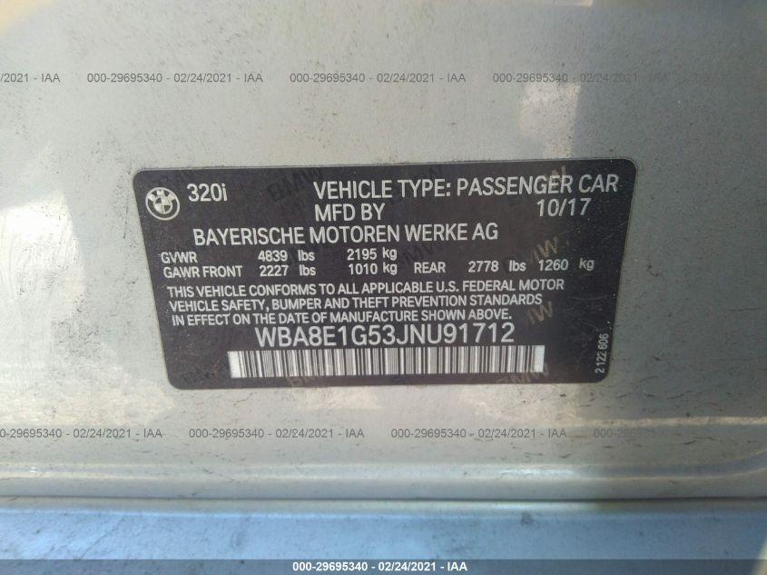 BMW 3 SERIES 320I 2018