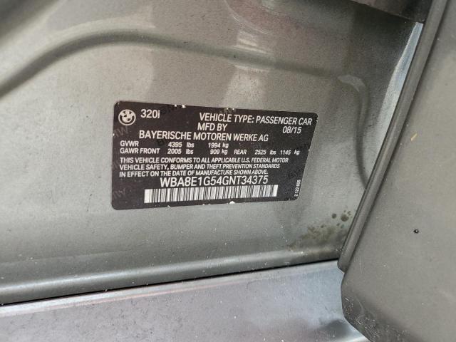 BMW 3 SERIES 320 I 2016