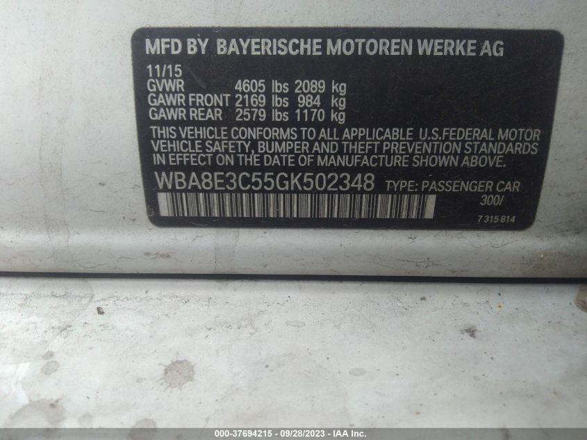 BMW 3 SERIES 328I XDRIVE 2016