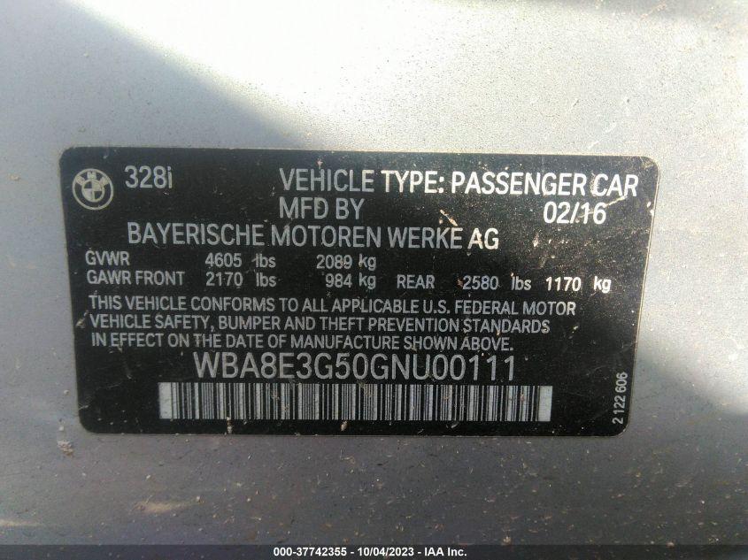 BMW 3 SERIES 328I XDRIVE 2016