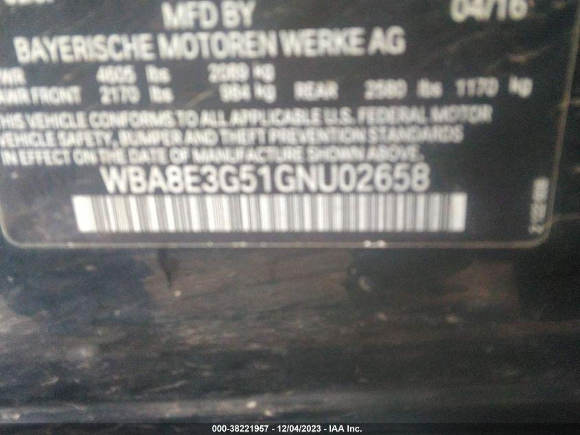 BMW 328I XDRIVE 2016