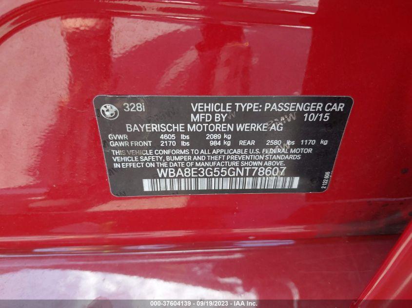 BMW 328 XI SULEV 2016