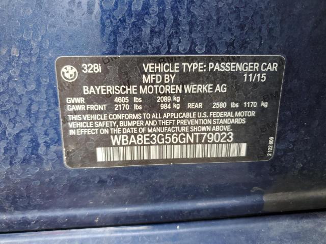 BMW 3 SERIES 328 XI SUL 2016