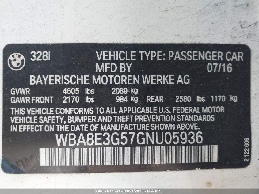 BMW 328 XI SULEV 2016