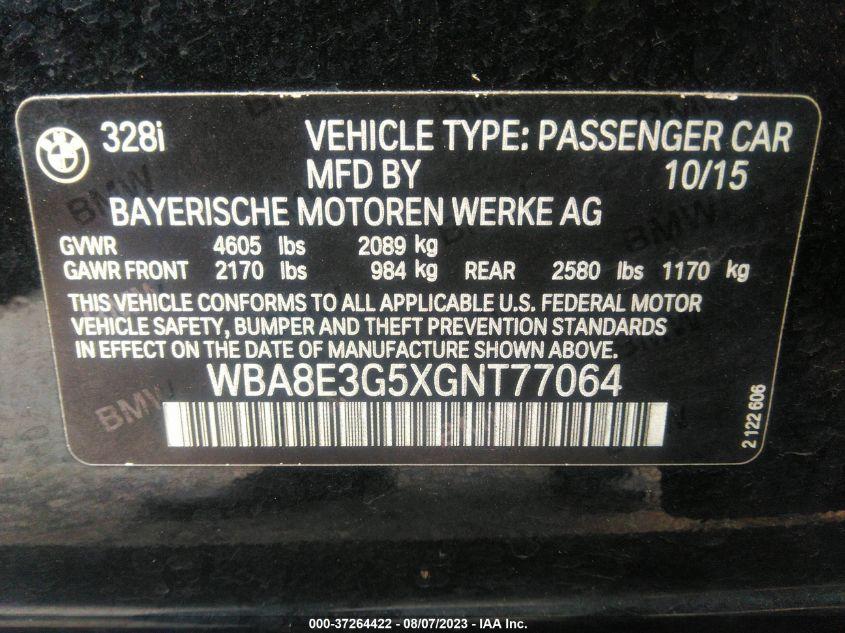 BMW 3 SERIES 328I XDRIVE 2016