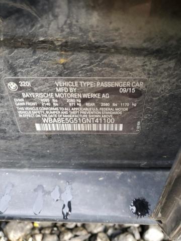 BMW 3 SERIES 320 XI 2016