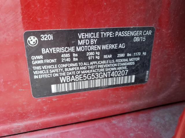 BMW 3 SERIES 320 XI 2016