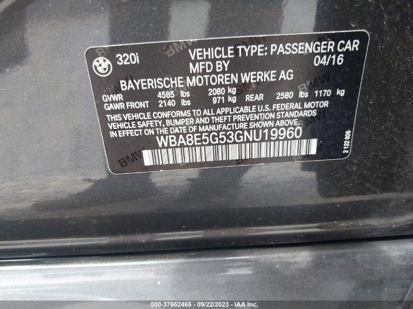 BMW 3 SERIES 320I XDRIVE 2016