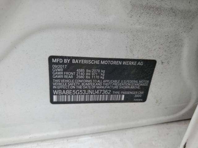 BMW 3 SERIES 320 XI 2018