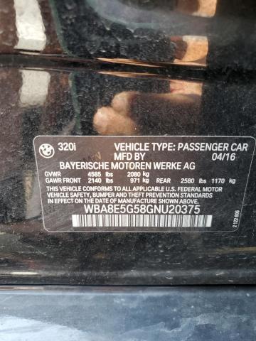 BMW 3 SERIES 320 XI 2016