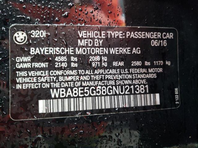 BMW 3 SERIES 320 XI 2016