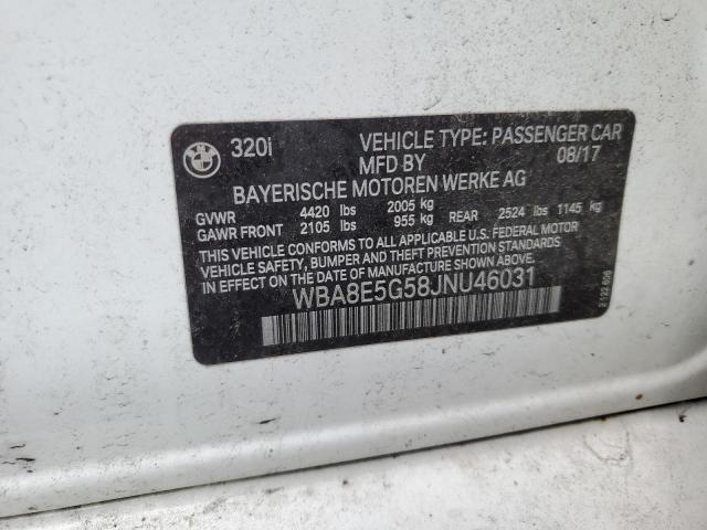 BMW 3 SERIES 320 XI 2018