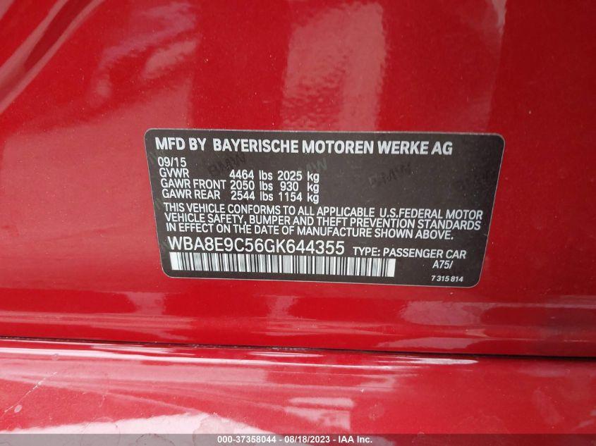 BMW 328 I SULEV 2016
