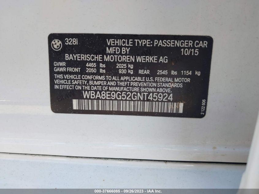 BMW 3 SERIES 328I 2016