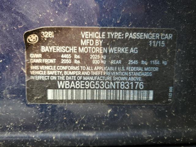 BMW 3 SERIES 328 I SULE 2016