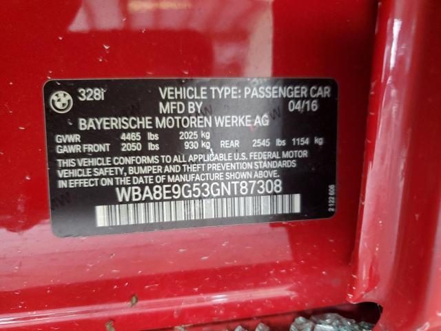 BMW 3 SERIES 328 I SULE 2016