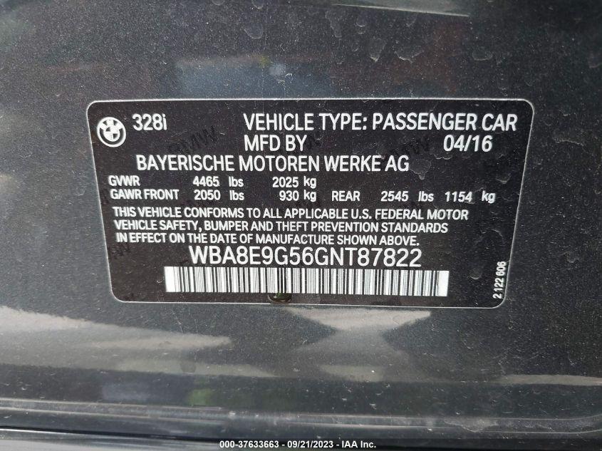 BMW 3 SERIES 328I 2016