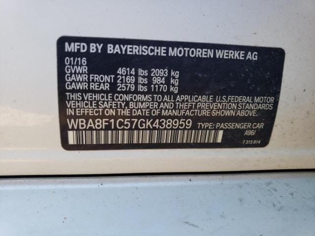 BMW 3 SERIES 328 D XDRI 2016