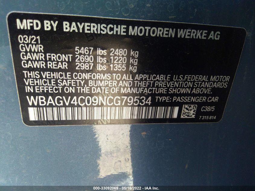 BMW 8 SERIES 840I 2022